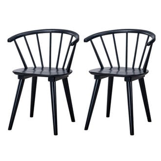 Set of 2 Burkes 217 Dining Side Chairs