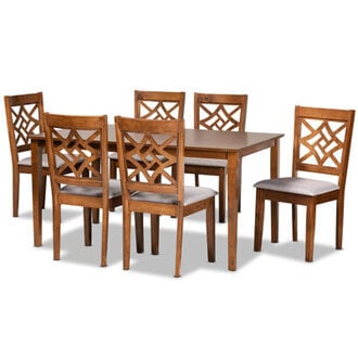 Annorah 6 - Person Four Leg Dining Set