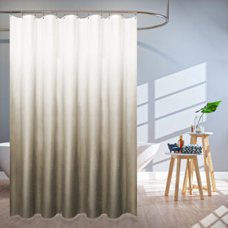 Jaedan Ombre Shower Curtain with Hooks Included