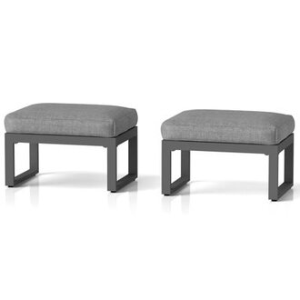 Brandtley Outdoor Aluminum Ottoman