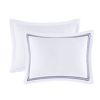 500TC Luxury Collection 100 Cotton Sateen Embroidered Duvet Cover Set