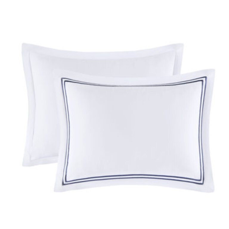 500TC Luxury Collection 100 Cotton Sateen Embroidered Duvet Cover Set