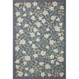 Rifle Paper Co x Loloi Cotswolds COT-02 Primrose Charcoal Rug