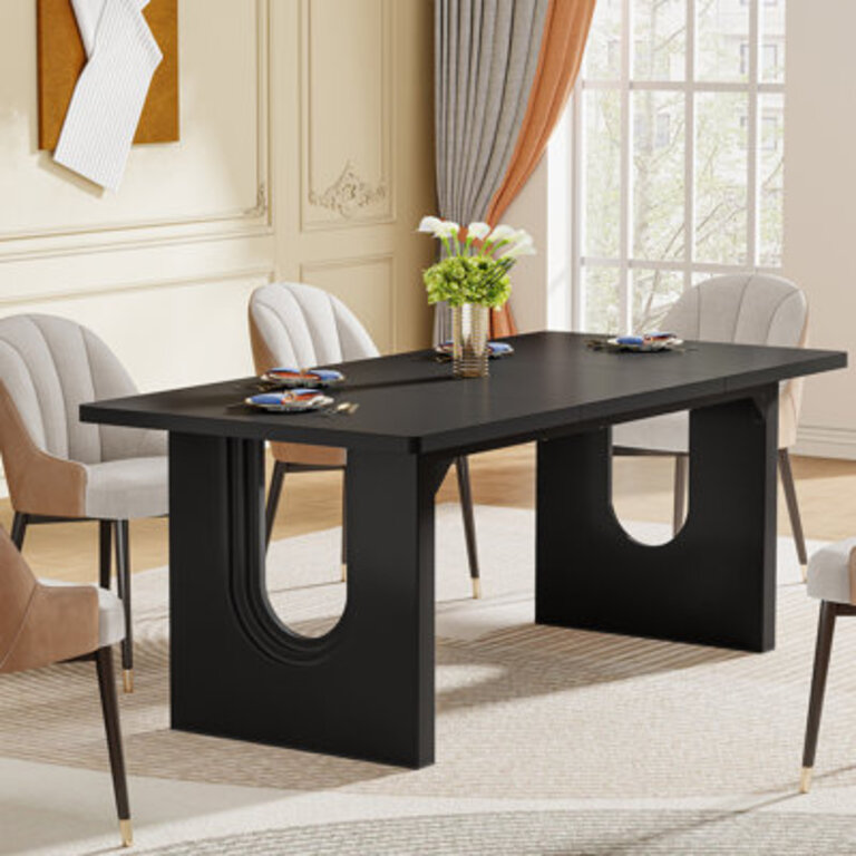 Joonyoung Rectangular Manufactured Wood Executive Desk with Sled Base