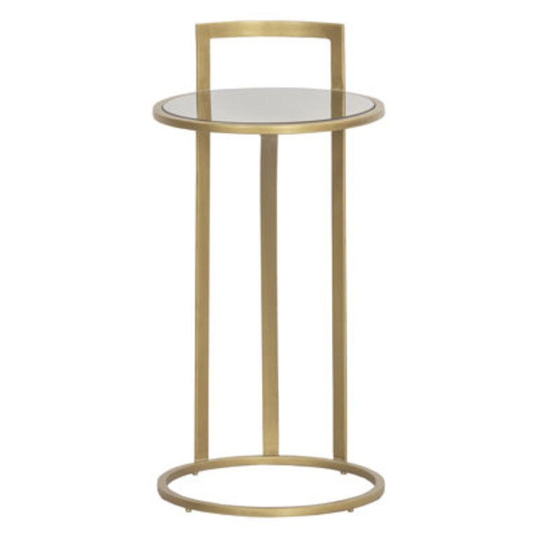 Sundries Glass Frame End Table