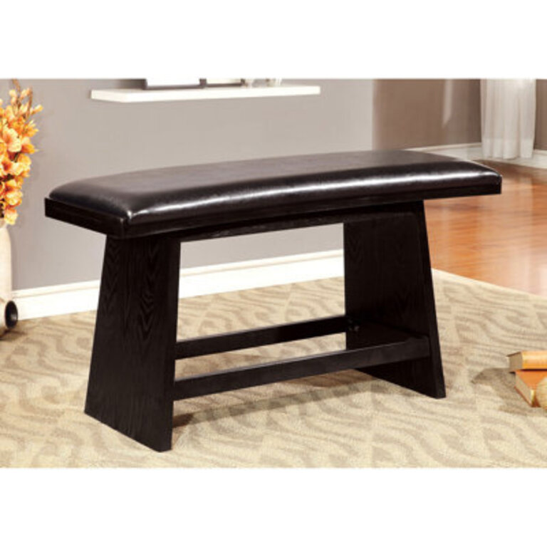 Askan Faux Leather Upholstered Bench