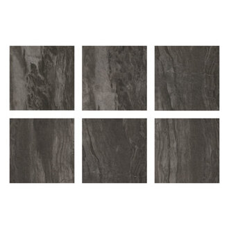Set of 10 Textured Peel  Stick Vinyl Tile
