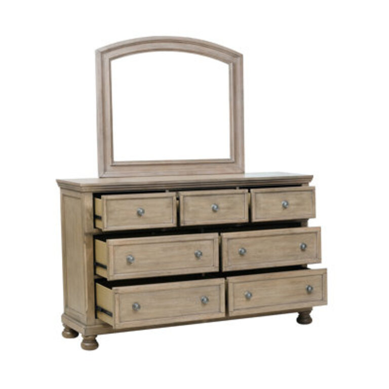 Alek Drawer 6475 W Double Dresser