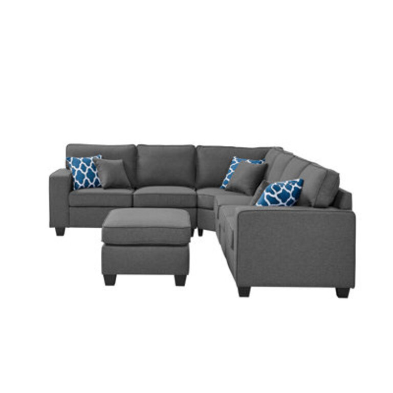Samual Upholstered L-Shaped Sectional Reversible