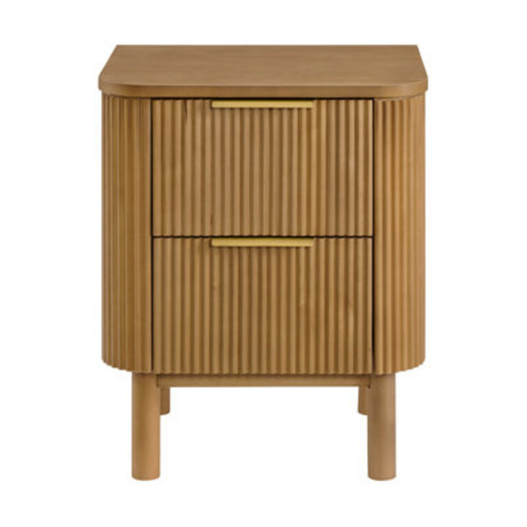 Meliora Nova Reeded 2-Drawer 21 Nightstand