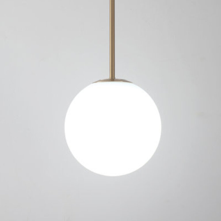 Jawaski 1 - Light 787 Single Globe Schoolhouse Pendant Kitchen Island Pendant