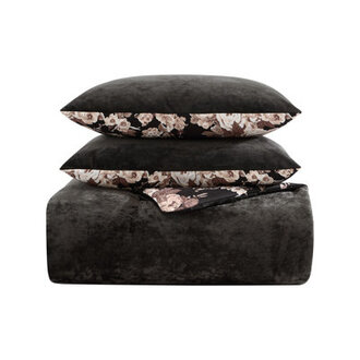 Betsey Johnson Solid Reversible Duvet Cover Set