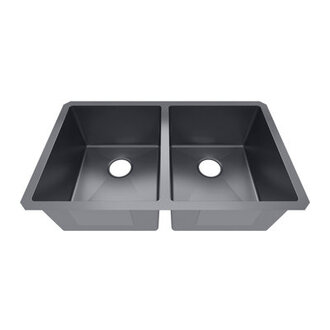 Sinber 32 x 19 Undermount Single Bowl Kitchen Sink with 304 Stainless Steel Satin Finish