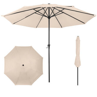 Kelton Patio Umbrella with Vented Canopy - 9 Easy Crank Outdoor Umbrella for Shade - For Deck Balcony Porch Backyard or Pool by Pure Garden