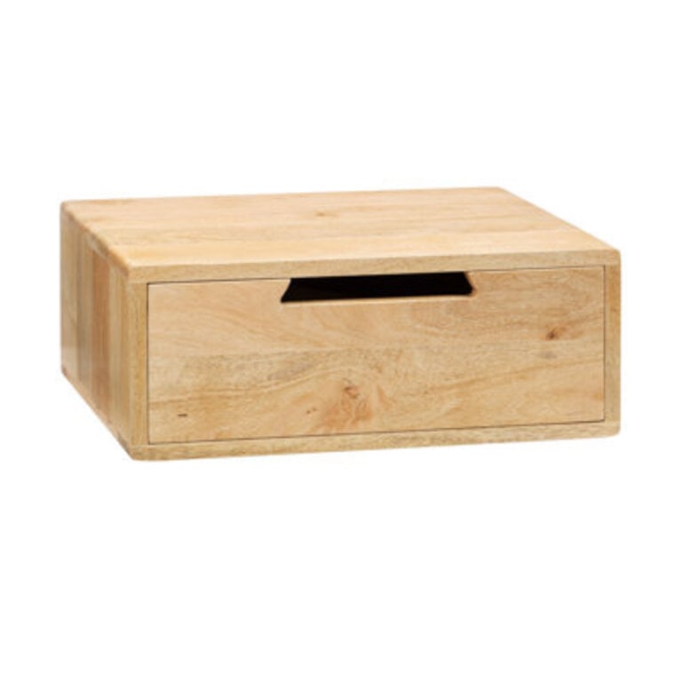 Davyen 20 Solid Wood Wall-Mounted Floating Nightstand
