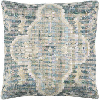 Alain Embroidered Cotton Blend Throw Pillow