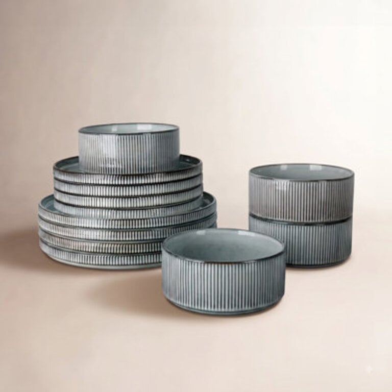 Azal 12-Piece Stoneware Dinnerware Set Service for 4