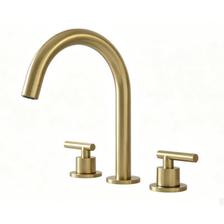 ArcTide High-Arc Widespread Bathroom Sink Faucet 2-Handle with Drain Assembly
