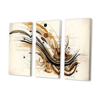 Dorcinvil  Brown And Black Movement I  3 - Pieces