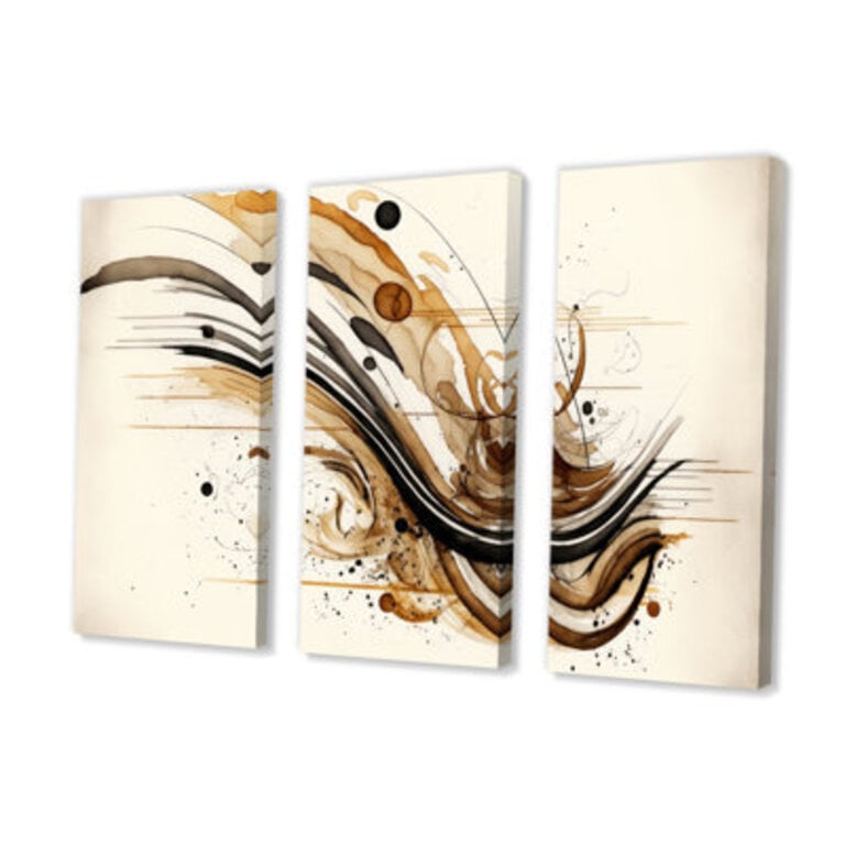 Dorcinvil  Brown And Black Movement I  3 - Pieces
