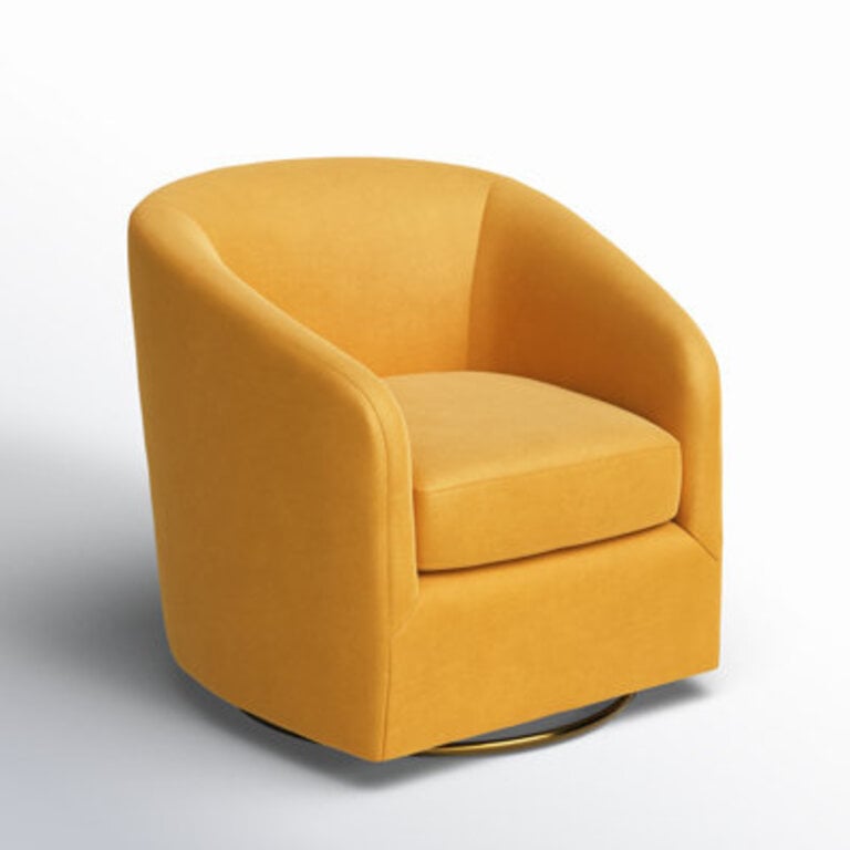 Holden Velvet Swivel Accent Chair
