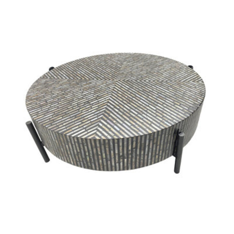 Maly Round Mother of Pearl Coffee Table