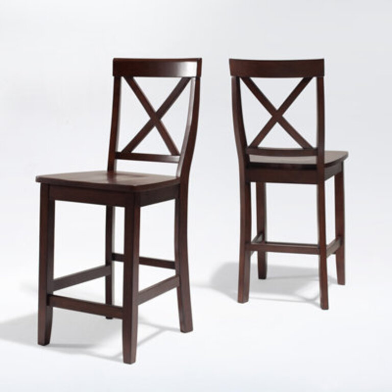 Diamondback Solid Wood Counter Stool with Solid Wood Frame