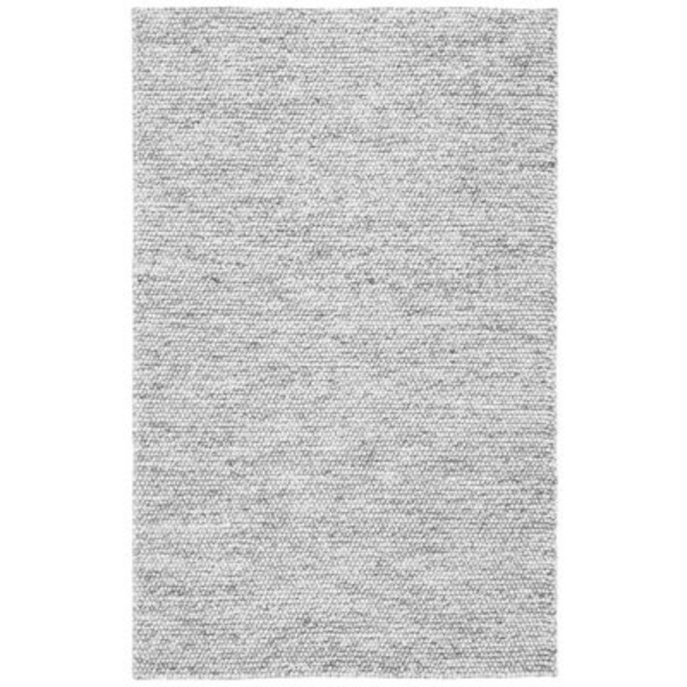 Elle Handmade Light Grey  Ivory Rug