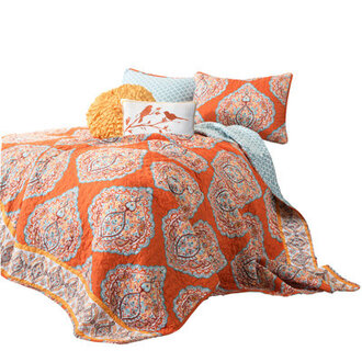 Harley Microfiber Reversible 5 Piece Quilt Set