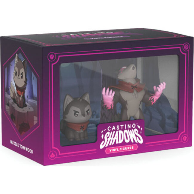 TEETURTLE Casting Shadows: Vinyl Figure Set - Nuzzle Thornwood & Nuzzle the Savage