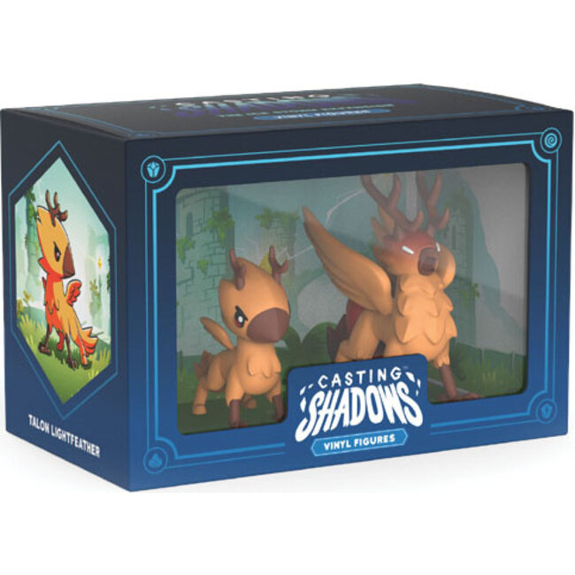 TEETURTLE Casting Shadows: Vinyl Figure Set - Talon Lightfeather & Talon the Dark Storm