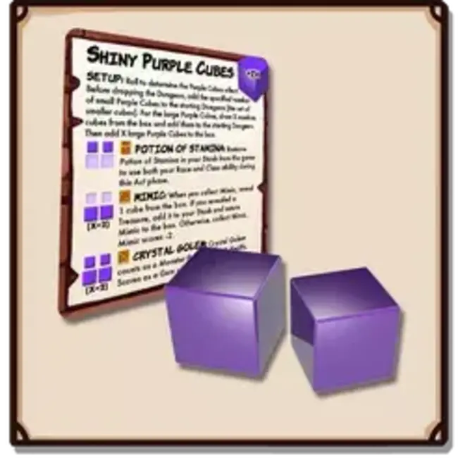Dungeon Drop: Shiny Purple Cubes
