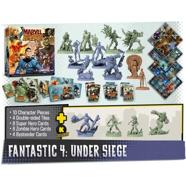 MARVEL ZOMBIES: FANTASTIC 4: UNDER SIEGE KS Exclusive