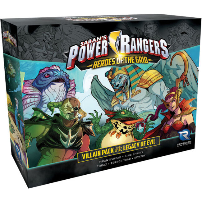 RENEGADE GAMES STUDIOS Power Rangers: Heroes of the Grid - Villain Pack #3 - Legacy of Evil Expansion