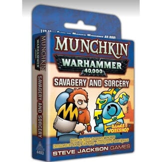 STEVE JACKSON GAMES MUNCHKIN: WARHAMMER 40000: SAVAGERY AND SORCERY