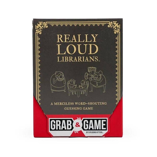 Exploding Kittens REALLY LOUD LIBRARIANS (GRAB AND GAME)