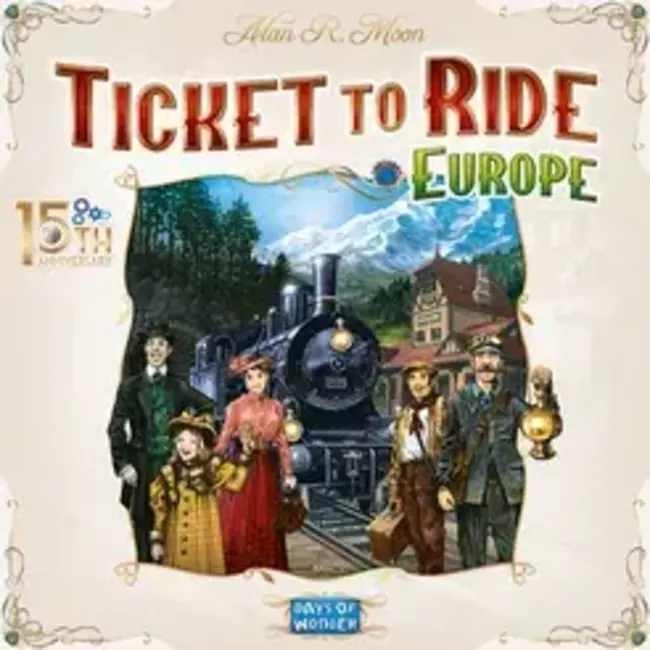 DAYS OF WONDER Ticket to Ride: Europe - 15th Anniversary