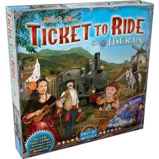 DAYS OF WONDER Ticket to Ride: Iberia & South Korea