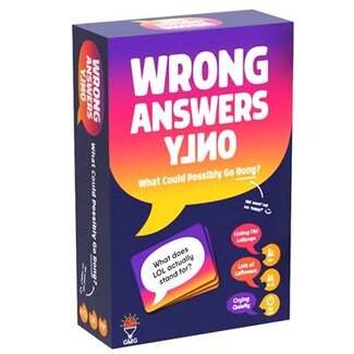 Gray Matters Games Wrong Answers Only