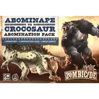 CMON Zombicide Undead or Alive: Abominape vs. Crocosaur Abomination Pack