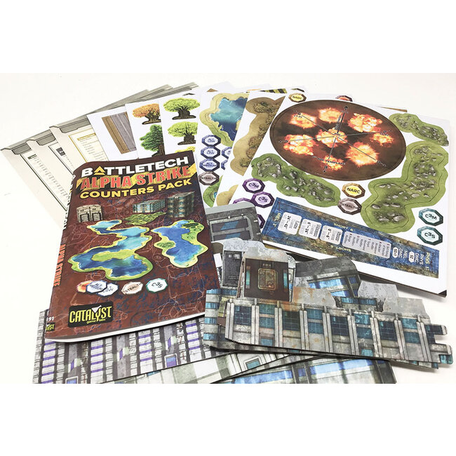 CATALYST GAME LABS BATTLETECH: COUNTERS PACK ALPHA STRIKE