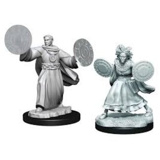 WizKids Critical Role Unpainted Miniatures: W1 Human Graviturgy and Chronurgy Wizards Female
