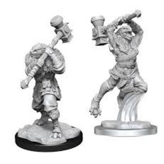 WizKids Critical Role Unpainted Miniatures: W1 Ravenite Half-Dragon Barbarian Female