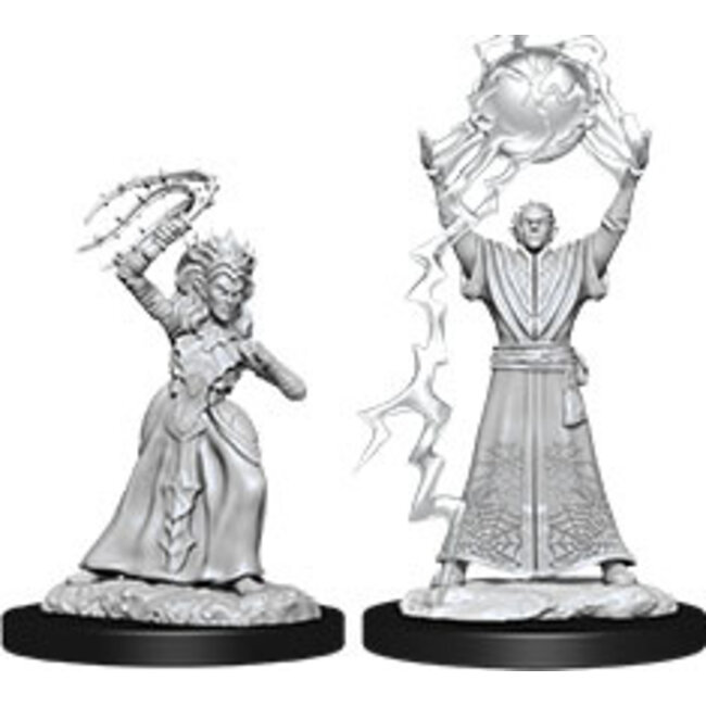Drow Mage & Drow Priestess W12