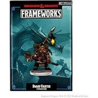 WizKids Dungeons & Dragons Frameworks: Dwarf Fighter Male W1