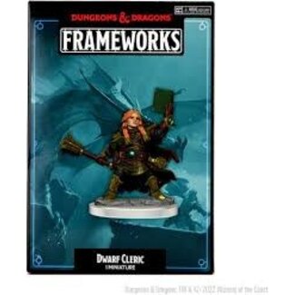 WizKids Dungeons & Dragons Frameworks: Dwarf Cleric Female W1
