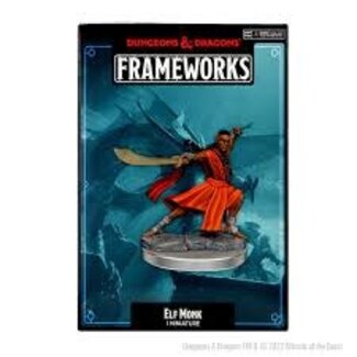 WizKids Dungeons & Dragons Frameworks: Elf Monk Male W1