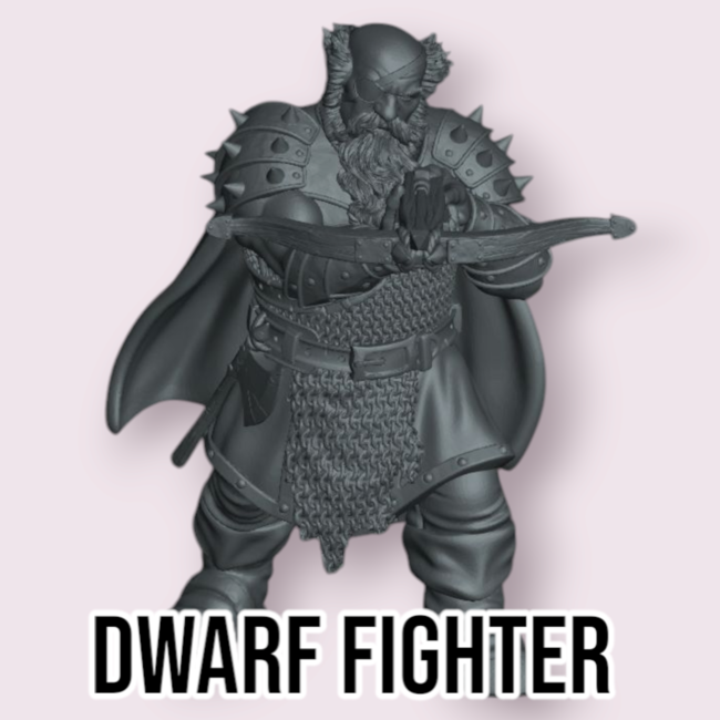 Male Dwarf Fighter PC3