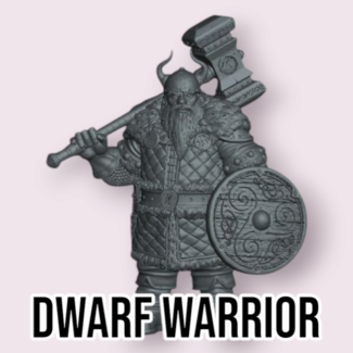 Primal Collectibles Male Dwarf Warrior PC1