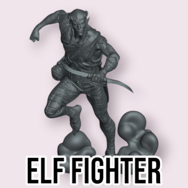 Male Elf Fighter PC3